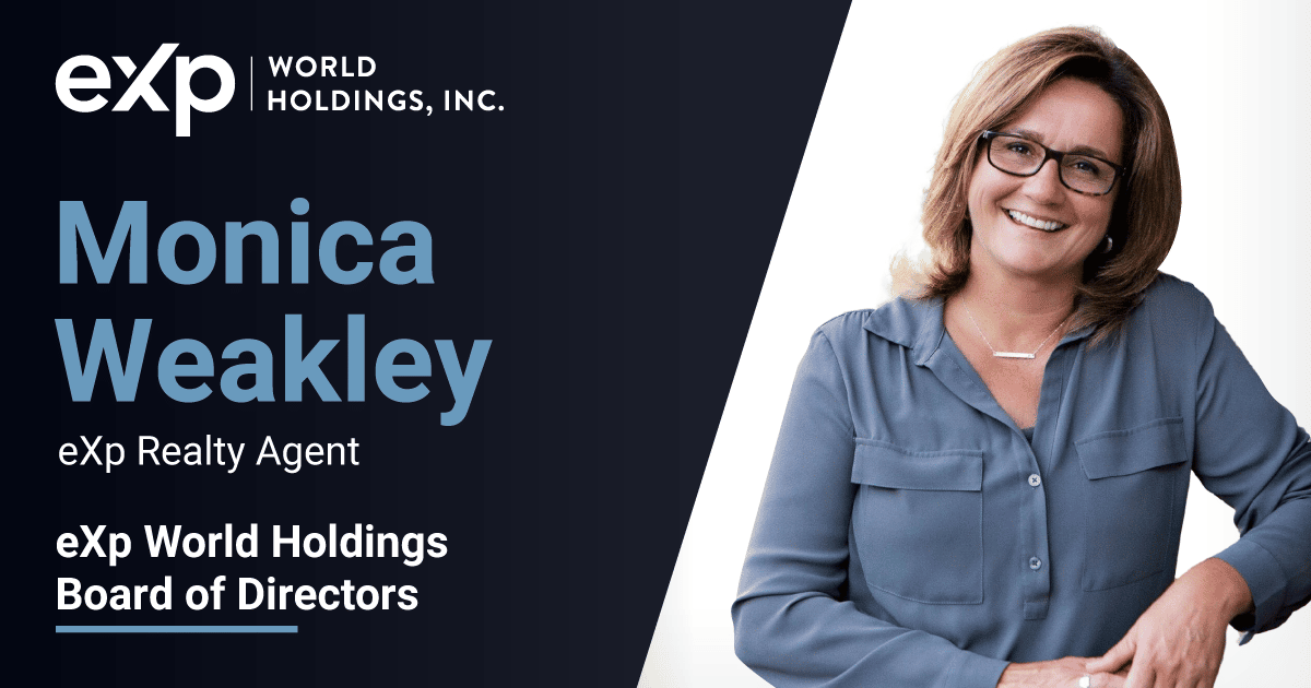 eXp World Holdings Shareholders Elect Monica Weakley to the Board of
