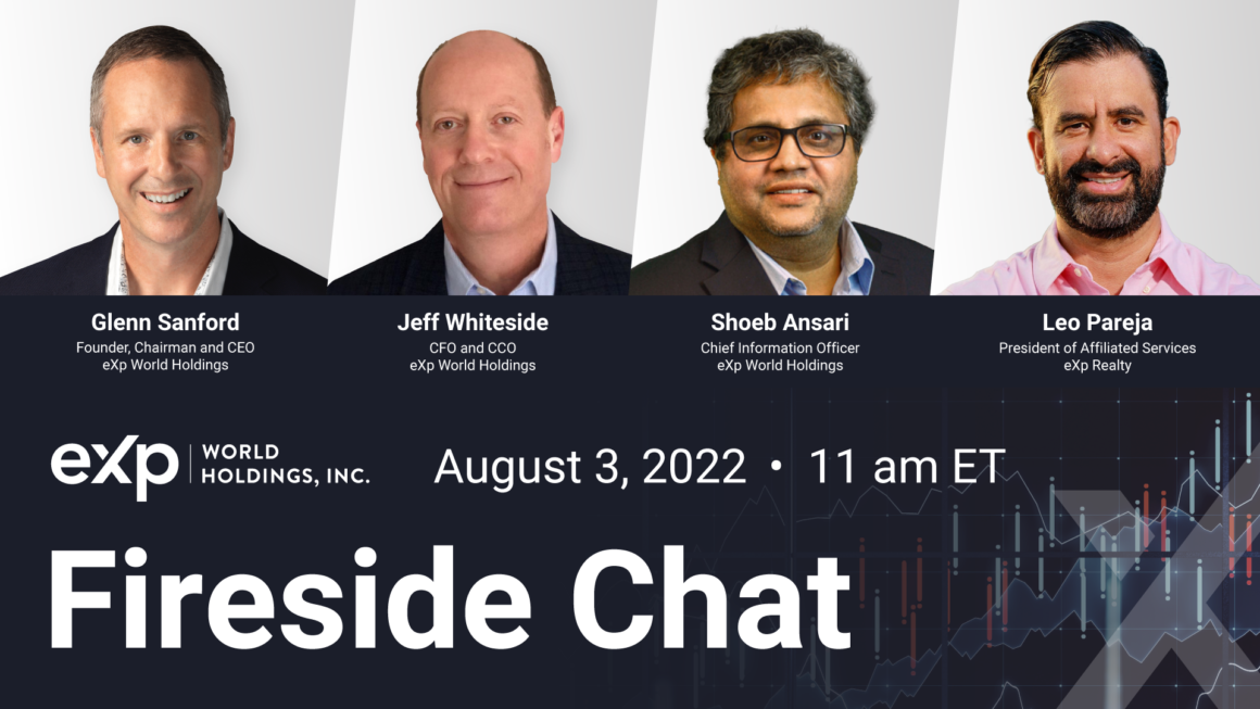 eXp World Holdings to Announce Second Quarter 2022 Results on August 3